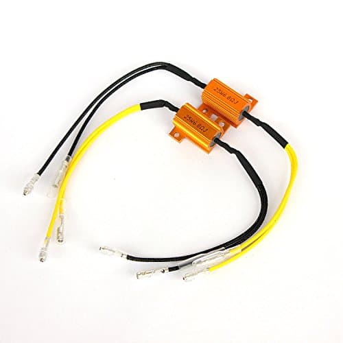 2 Pcs Car Motorcycle LED Indicator Resistors 6.8ohm 25W