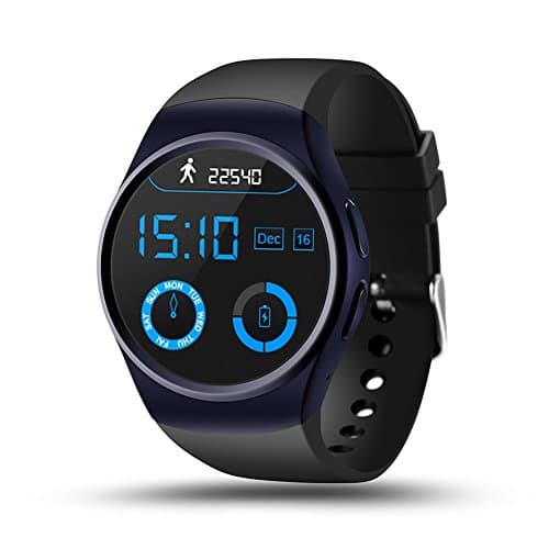 OOZIMO Smart Watch 1.3" OLED Screen Nano SIM Heart Rate Monitor Pedometer Sports Watch For Ios Android Phone