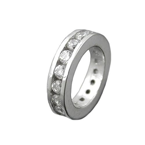 Pendant 90024 - Babtism Ring CZ Silver 925