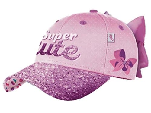 Jojo Bow Cap JoJo Siwa Pink Glittter Super Cute Cap With Large Detatchable