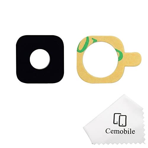 Cemobile Rear Facing Camera Glass Lens Cover Replacement + Adhesive for Samsung Galaxy S6 /S6 Edge G920 G925 (Dark Blue)