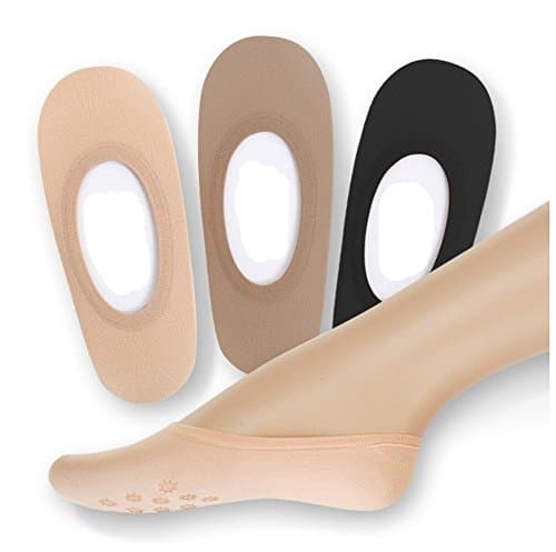 Sassy Pippi Women's 5 Pair Pack Daily Invisible Low Cut Shoe Liner No Show Socks (B.Tan 5 pairs)