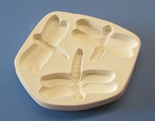 3 Dragonfly's Texture Mold for Glass Fusing by Creative Paradise