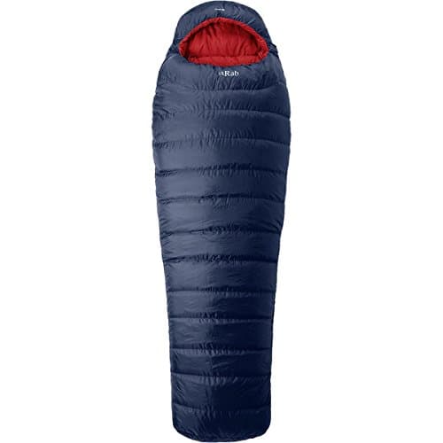 Rab Ascent 500 Mummy Sleeping Bag Mid-Weight Down Filled Warm Sleeping Bag Mild to Moderate Conditions Walking, Camping, Hiking, Mountain Use