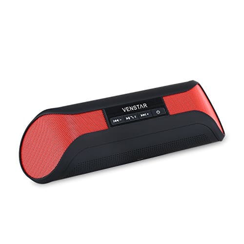 Bluetooth Speakers, Venstar Bluetooth 4.0 Portable Wireless Speakers For 12+ Hrs Music Streaming and Hands-Free Calling, Built-In Mic, 3.5mm Audio Port, Rechargeable Battery Boombox