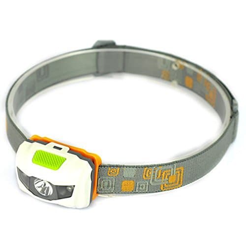 LED Headlamp, Meyoung Head Torch Spotlight 4 Modes Waterproof Headlight by 3x AAA Batteries (Not Included) Head Lamp Light for Running Climbing Camping Hunting Hiking Fishing Night Walking White