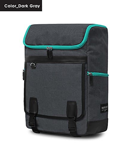 Backpack Messenger Tote Bags Laptop Polyester, British Style College School Backpack, Classic Student Weekend Bag, Casual Daypacks, Travel Rucksack, Bookbag for Boys & Girls (Dark Gray)