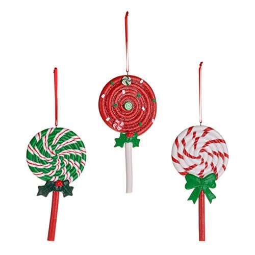 3 x Christmas decorations candy lolly pops great for the tree our put around house