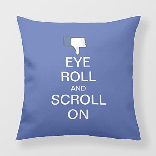 Refiring Decor Pillows Dislike Icon Social Media Decorative Decor