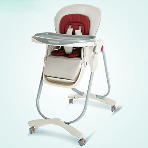 baby high chair Multi-function foldable baby high chair, red portable can sit baby highchairchicco (size: 55 * 85 * 102cm) baby highchair chicco