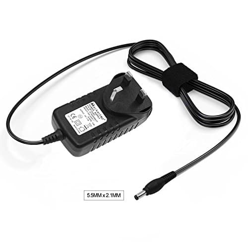 Mackertop DC 12V 2A 24W Power Supply Adaptor, AC 100-240V to DC 12V Transformers, Switching Power Supply for 12V 3528/5050 LED Strip Lights, 5.5mm X 2.1mm