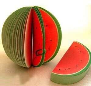 1 pcs Cute watermelon sticky notes,Fruit memo pads memo sticker label note for DIY scrapbook decoration,bookmark,paper working,wedding party deco