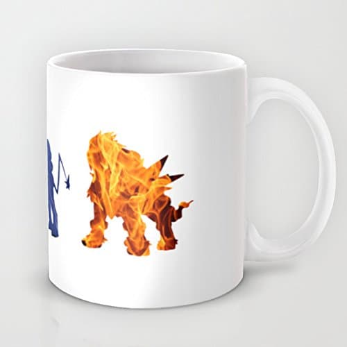 Legendary Dog Pokemon Best Gift Funny Mug Classic Ceramic Material Coffee or Tea Cup