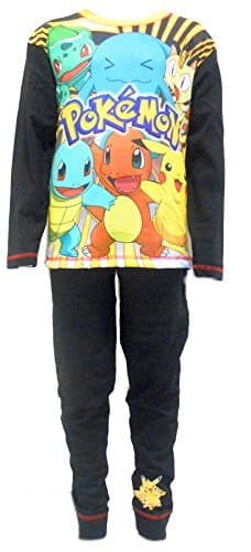 Pokemon Characters Boys Pyjamas 7-8 Years