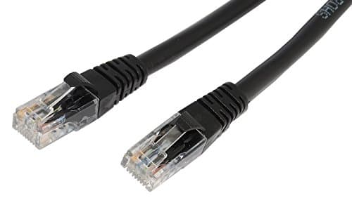 Slick Linc Ethernet-Internet-Broadband-CAT6-Cable for Router, Hub, Modem, Networking 5M - BLACK