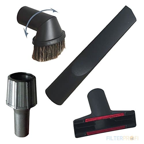 TOP - Universal (30 to 38 mm Diameter) Accessory Kit / Vacuum Cleaner Tool Kit For De´Longhi XlenceXTL190PE,210PE,212PET, Panasonic MC-E 700 bis 800, Kärcher A 2014 Car Vac, Singer Junior 1000