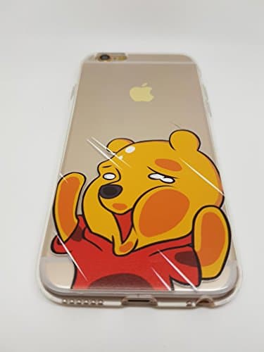 iPhone &amp; Samsung Soft Cartoon Superhero Characters Inspired Chibi Anime Kawaii Manga Phone Case With D Company™ Phone Stand (iPhone 6 Plus / 6s Plus, Winnie Anime)