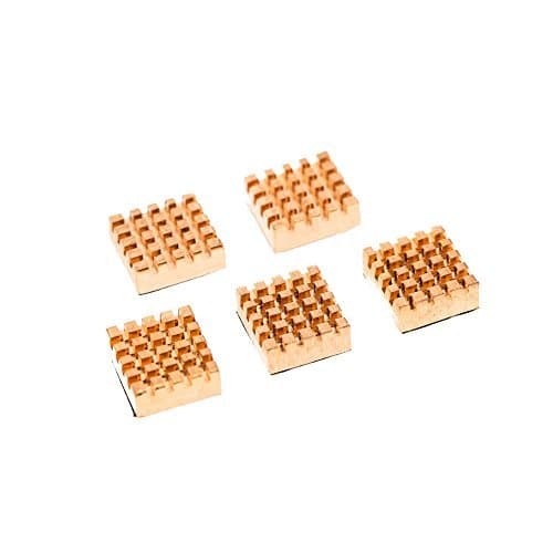 Pure Copper Heatsink Pack for LattePanda (5 pcs)