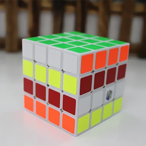 Oostifun Yuxin Crazy lion 4x4x4 Speed Cube Magic Cube Puzzle Toy White