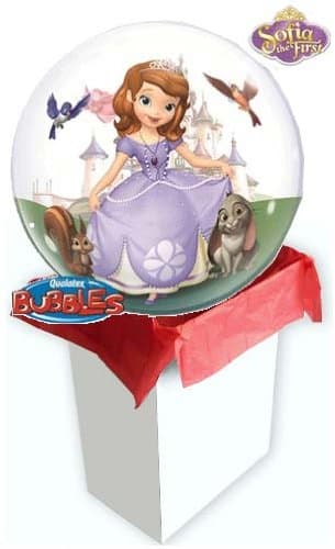 Sofia The First 22 Inch Bubble Balloon (Inflated) Balloon in a Box
