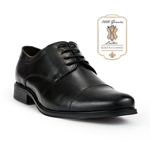 Robsons Hamstead Handmade Cap Toe Mens Derby Style Genuine Leather Shoes (8.5)