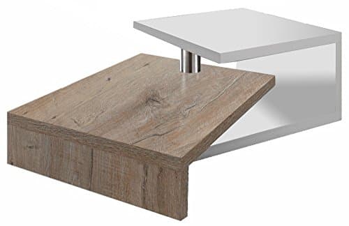 TURNY Design Table Satin-Finished White Castle Oak