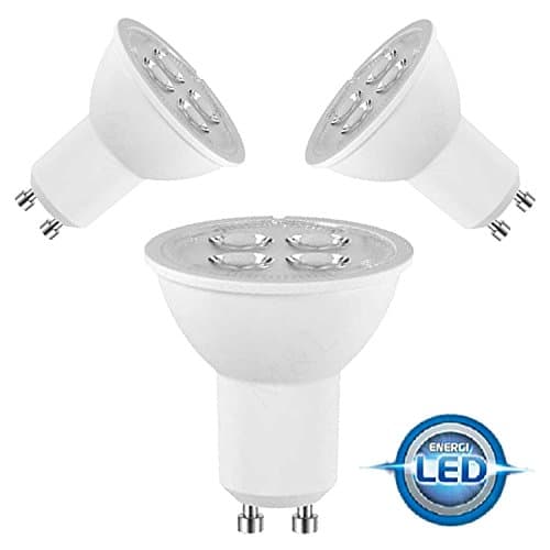 3 Pack of PowerSave GU10 A+ Rated Premium Energy Saving LED Light Bulbs