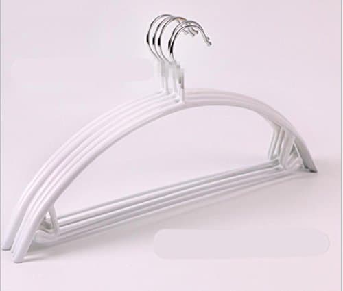 KKLL Hanger Non-slip Shoulder widening Clotheshorse Multi Purpose Magic Hangers?pack of 2 group? , white , 45*20*3.5cm