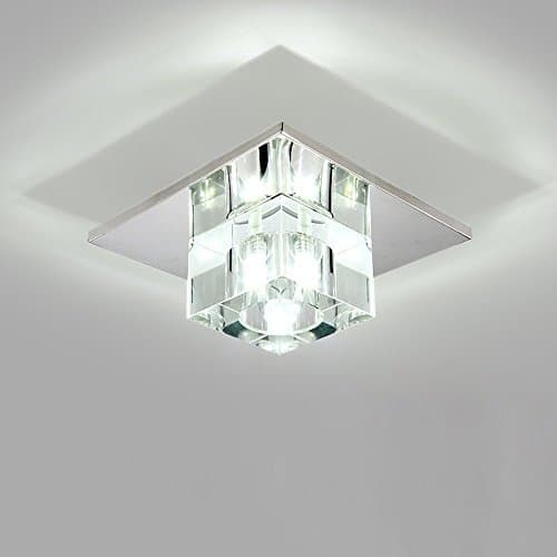 Mini Ceiling Lighting Ceiling Lamp Modern Classic Simple Stainless Steel Crystal Light LED Crystal Lamp 5 W 350 lm 18 cm * 18 cm Crystal Weiß Licht 6000k