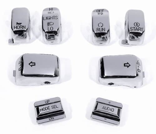 Switch covers Chrome for Harley Davidson Touring Electra Glide Classic FLHTC