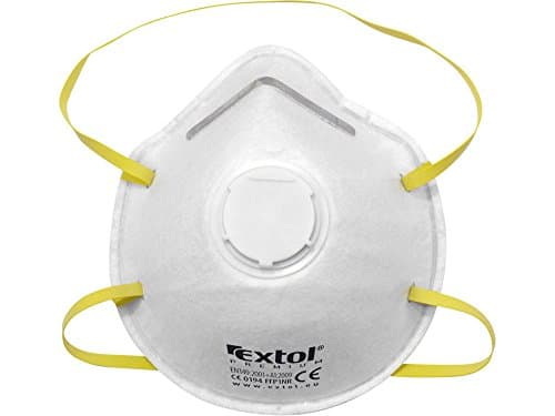 Extol Premium Respirator, 5 Pack, White, 8856715
