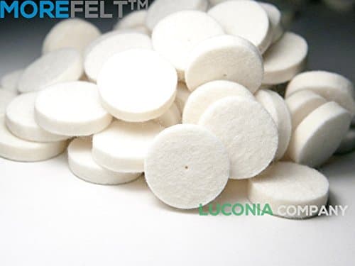 25 pcs. 25mm Wool Felt Fine Polishing Buffing Wheels Bobs Buffs #429 Dremel Proxxon Rotary