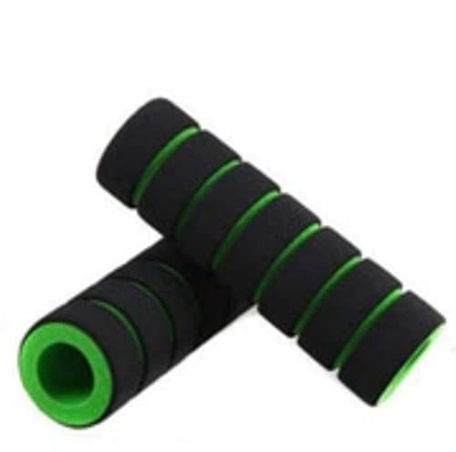 1 Pair Bike Bicycle BMX Cycle Soft Handle Rubber Bar Grips UK Seller Fast Ship (Green)