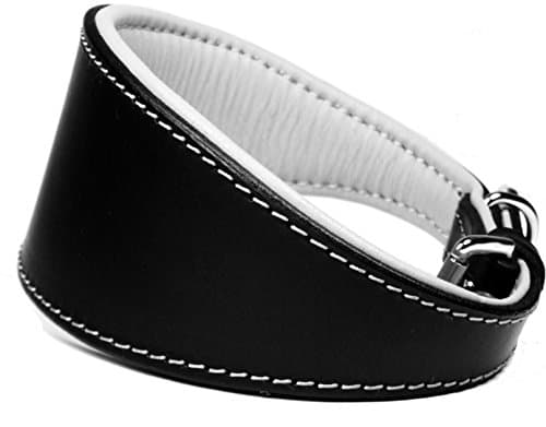 Comfy LEATHER DOG COLLAR: 16" Collar -Will Fit 12" to 14