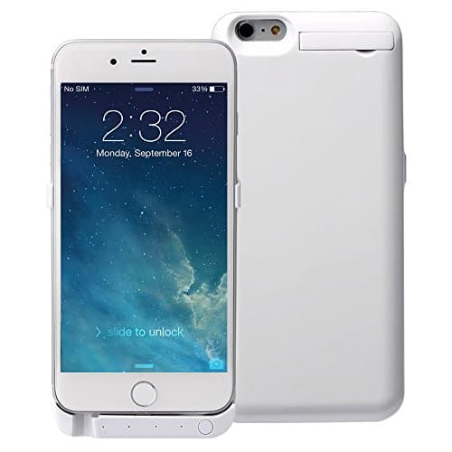 AWORTEK 7000mAh Battery Case for iPhone 6 iphone 6s External Power Pack Charger Case Rechargeable Ivory(FBA)