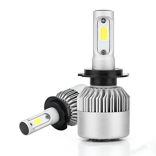 LED Headlight Bulbs,Greshare Headlamps All-in-One Conversion Kit - 80W,8000LM,6000K Cool White.(H7)