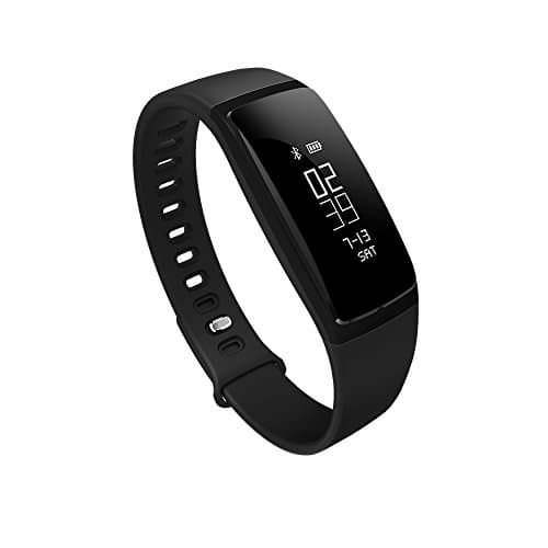 Horizon Fitness and Wellness Activity Tracker, Bluetooth 4.0, Measures Blood Pressure &amp; Heart Rate Monitor/Calorie Counter Pedometer, Bedroom Monitoring Sports, for Android and iOS Smartphone/iPhone – Great Fathers Day Gift, black