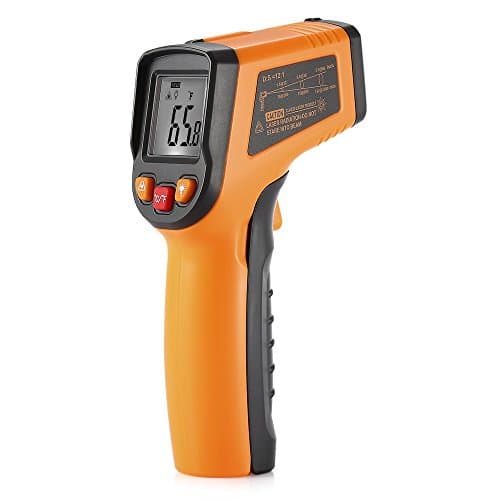 Non-contact Laser Infrared Thermometer LCD Backlight Digital Display Laser Temperature Gun -50°C~400°C (-58°F~752°F) Instant Read