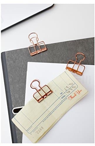 ANZOME 10 Pack Wire Binder Clips Stylish Metal Clips Wire Clip for Photo Wall Wire Grid Display