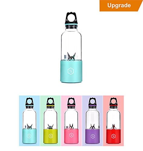 New Generation Fruit Juicer Cup, Portable Rechargeable Personal Size Electric Blender and Mixer, Water Bottle 500ml