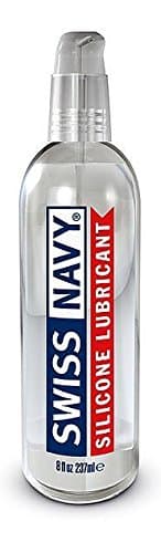 Center One 8 OZ SWISS NAVY SILICONE BASED INTIMATE LUBRICANT IN LEAK PROOF BOTTLE