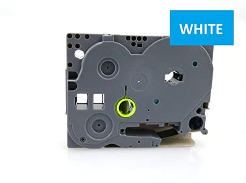 6mm Width Laminated Label Tape for Brother P-Touch PT-1000. White ON Blue. 8m in Length. TZe-515. See Description for List of Compatible Printers. TZ-515