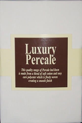 New Pair White Super King Size Pillowcases Pillow cases (19"x36")