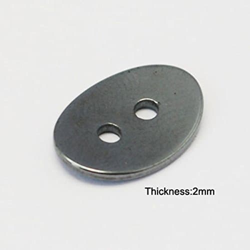 10 Black By Craft Express Ovals Buttons 14 x 10 mm DIY