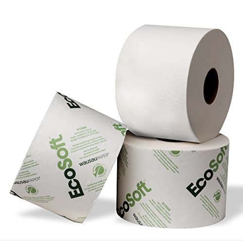 EcoSoft 1 Ply Toilet Roll 1250 Sheets 143m - Pack of 36