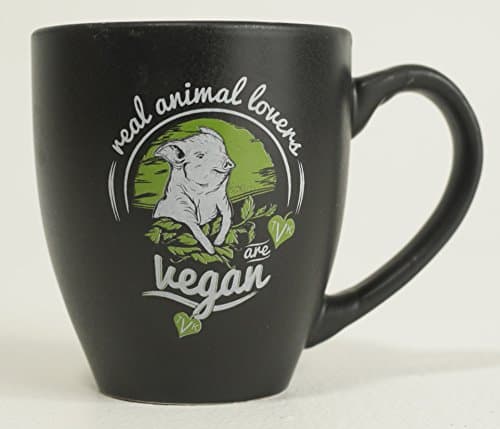Vegan Gift "Real Animal Lovers" Pig Mug