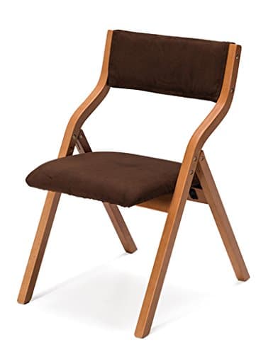 Desk Chair Simple Modern Home Solid Wood Folding Tables And Chairs Classic Cloth Chair Office Chair ( Color : #4 , Design : Pack of 3 )