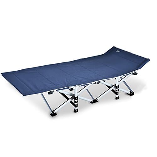 Camping Bed, Ultralight Folding Bed Sleeping Portable Backpack Tent Crib Alternative Aluminum Interior Furniture Outdoor Tourism Fishing/Search/Hunting(blue)