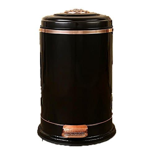 LIU-Simplehuman Mini Round Step Trash Can, Stainless Steel 42cm*26cm/16.53"*10.23" , 4