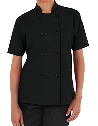 Short Sleeves Only Women's Ladies Chef's Coat Jacket